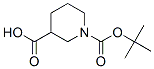 1-BOC-哌啶-3-羧酸 结构式