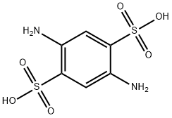 巴拉苯撑胺物-2,5-二磺酸 结构式