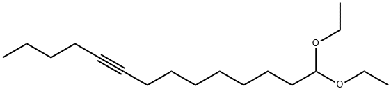 14,14-Diethoxy-5-tetradecyne 结构式