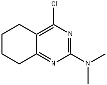 4-CHLORO-N,N-DIMETHYL-5,6,7,8-TETRAHYDROQUINAZOLIN-2-AMINE 结构式