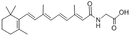 N-(Carboxymethyl)retinamide 结构式