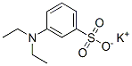 potassium m-(diethylamino)benzenesulphonate  结构式
