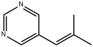 Pyrimidine, 5-(2-methyl-1-propenyl)- (9CI) 结构式