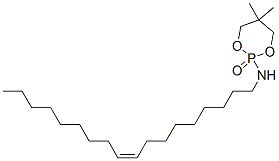 5,5-Dimethyl-N-[(Z)-9-octadecenyl]-1,3,2-dioxaphosphorinan-2-amine2-oxide 结构式