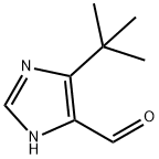 5-叔丁基-1H-咪唑-4-甲醛 结构式
