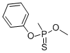 Phosphonothioic acid, methyl-, O-methyl O-phenyl ester 结构式