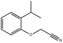 [2-(1-METHYLETHYL)PHENOXY]ACETONITRILE 结构式