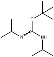 O-叔丁基-N,N'-二异丙基异脲 结构式
