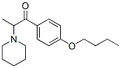 4'-butoxy-2-piperidinopropiophenone 结构式