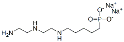 [5-[[2-[(2-aminoethyl)amino]ethyl]amino]pentyl]phosphonic acid, sodium salt 结构式