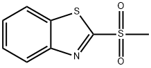 2-(甲磺酰基)苯并噻唑 结构式
