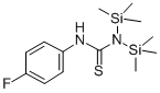 1,1-Bis(trimethylsilyl)-3-(p-fluorophenyl)-2-thiourea 结构式