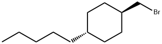 反式-4-戊基环己基溴乙烷 结构式