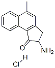 1H-Benz(e)inden-1-one, 2-amino-2,3-dihydro-5-methyl-, hydrochloride 结构式