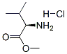 D-缬氨酸甲酯盐酸盐 结构式