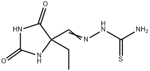 [(4-ethyl-2,5-dioxo-imidazolidin-4-yl)methylideneamino]thiourea 结构式