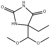 5-(dimethoxymethyl)-5-ethyl-imidazolidine-2,4-dione 结构式