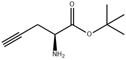 (S)-2-氨基戊-4-炔酸叔丁酯 结构式