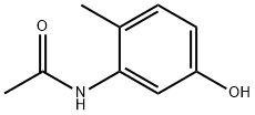 N-(5-hydroxy-2-methylphenyl)acetamide 结构式