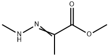 Propanoic acid, 2-(methylhydrazono)-, methyl ester (9CI) 结构式