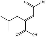 (E)-2-(2-methylpropyl)but-2-enedioic acid 结构式