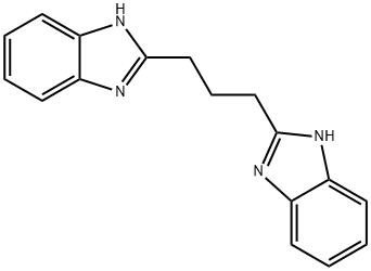 1,3-二(2-苯并咪唑)丙烷 结构式