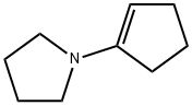 1-(1-吡咯烷)环戊烯 结构式