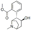 [(2S,3S)-3-hydroxy-8-methyl-8-azabicyclo[3.2.1]oct-2-yl]methyl benzoat e 结构式