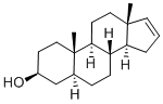 5ALPHA-16-烯-3BETA-雄甾醇 结构式