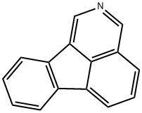 2-AZAFLUORANTHENE 结构式