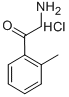 2-氨基-1-(邻甲苯基)乙酮盐酸盐 结构式