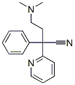 alpha-[2-(dimethylamino)ethyl]-alpha-phenylpyridine-2-acetonitrile 结构式