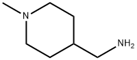 (1-甲基-4-哌啶-)甲胺 结构式