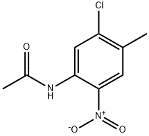 4-乙酰氨基-2-氯-5-硝基甲苯 结构式