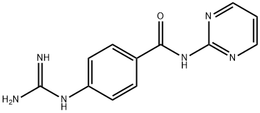 Benzamide, 4-[(aminoiminomethyl)amino]-N-2-pyrimidinyl- (9CI) 结构式
