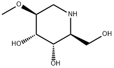 3,4-Piperidinediol,2-(hydroxymethyl)-5-methoxy-,(2S,3S,4S,5S)-(9CI) 结构式