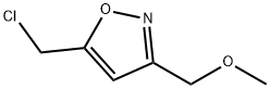 Isoxazole, 5-(chloromethyl)-3-(methoxymethyl)- (9CI) 结构式