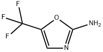 5-(三氟甲基)-1,3-噁唑-2-胺 结构式