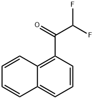 2,2-二氟-1-(萘-1-基)乙烷-1-酮 结构式