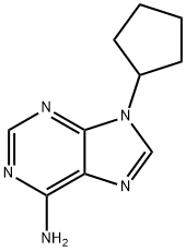 9-CYCLOPENTYLADENINE 结构式