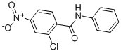 2-氯-4-硝基-N-苯基苯甲酰胺 结构式