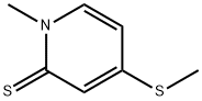 2(1H)-Pyridinethione,  1-methyl-4-(methylthio)- 结构式