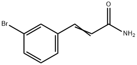 3-(3-溴苯基)-2-丙烯酰胺 结构式