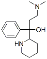 3-dimethylamino-1-phenyl-1-(2-piperidyl)propan-1-ol 结构式