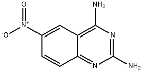 2,4-二氨基-6-硝基喹唑啉 结构式