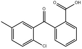 2-(2-Chloro-5-methylbenzoyl)benzoic acid 结构式