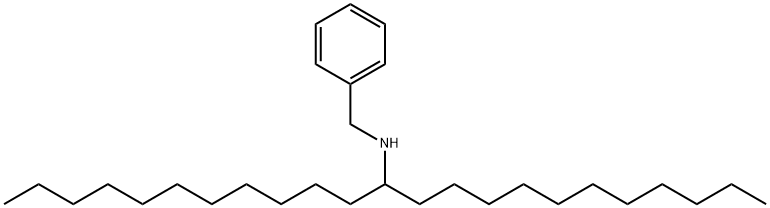 N-(1-Undecyldodecyl)benzylamine 结构式