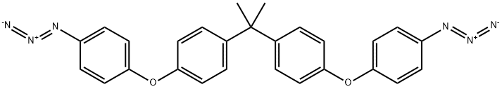 imino-[4-[4-[2-[4-[4-(iminoazaniumylideneamino)phenoxy]phenyl]propan-2-yl]phenoxy]phenyl]imino-azanium 结构式