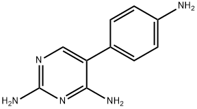5-(4-氨基苯基)-2,4-嘧啶二胺 结构式