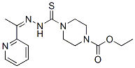 ethyl 4-[(1-pyridin-2-ylethylideneamino)thiocarbamoyl]piperazine-1-car boxylate 结构式